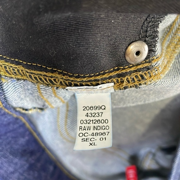 SPANX Cropped Kick Flared Jeans in Raw Indigo Wash Size XL - Picture 9 of 16